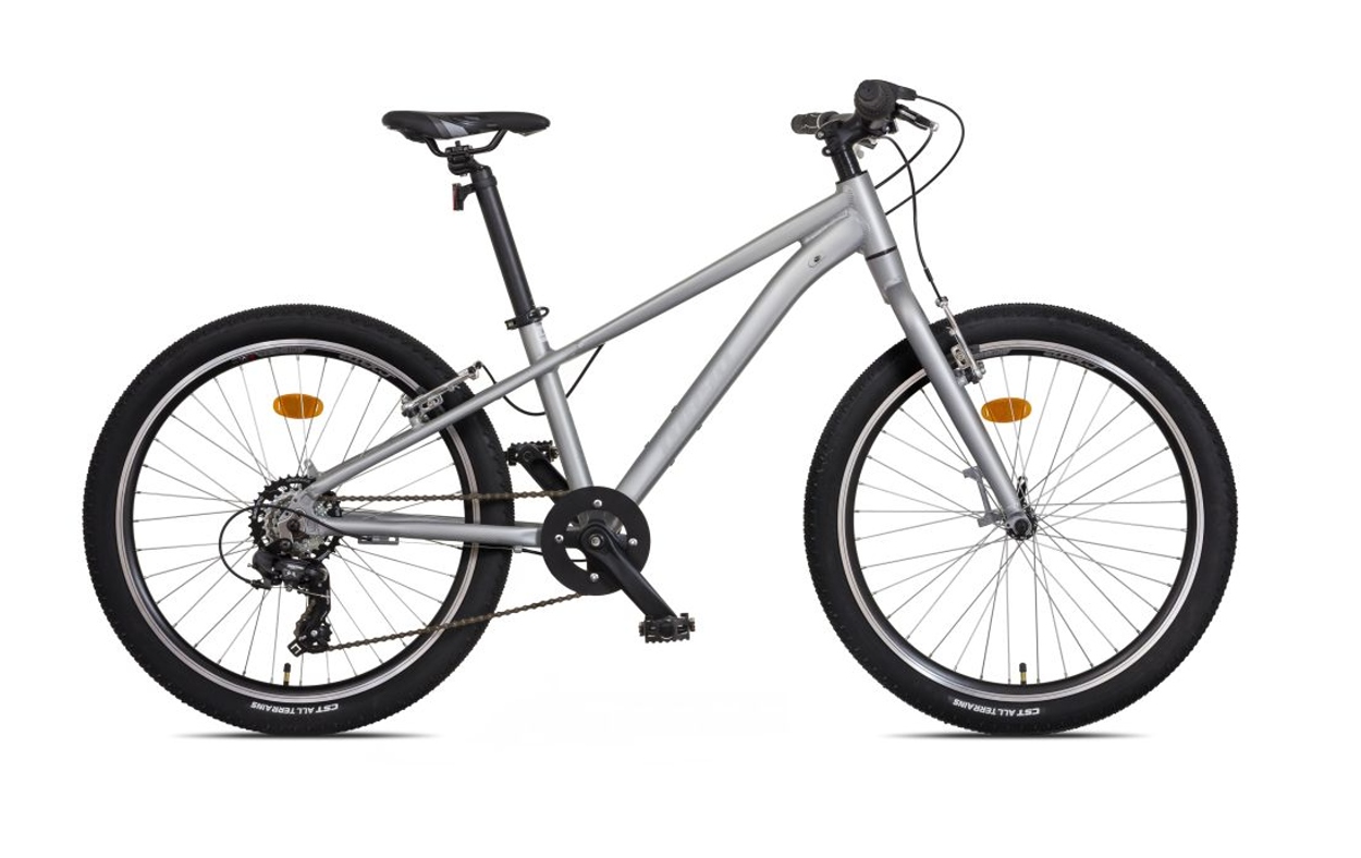 Mayo Dětské jízdní kolo 24" EGO FIT V, 7spd 2026 stříbrné