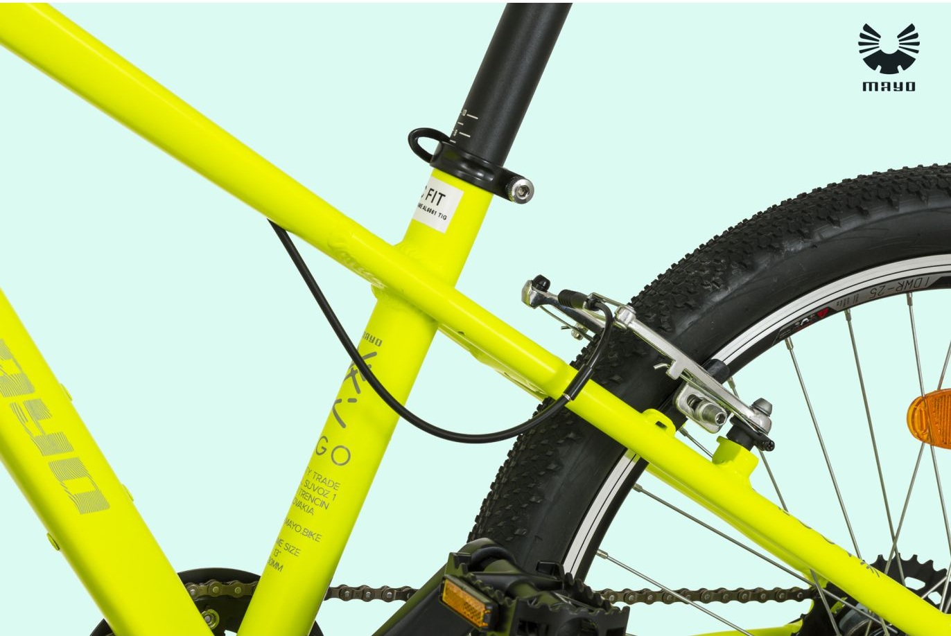 Mayo Dětské jízdní kolo 24" EGO FIT V, 7spd 2026 zelené