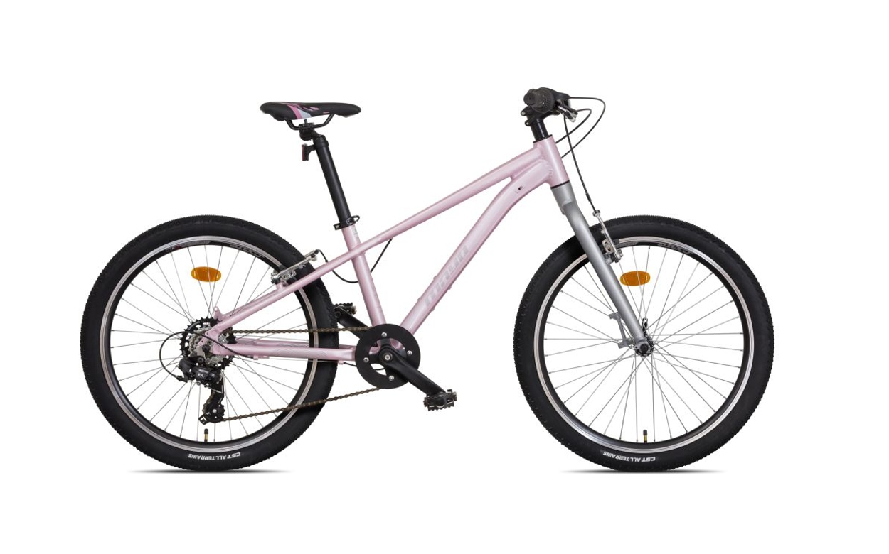 Mayo Dětské jízdní kolo 24" EGO FIT V, 7spd 2026 růžovo-stříbrné