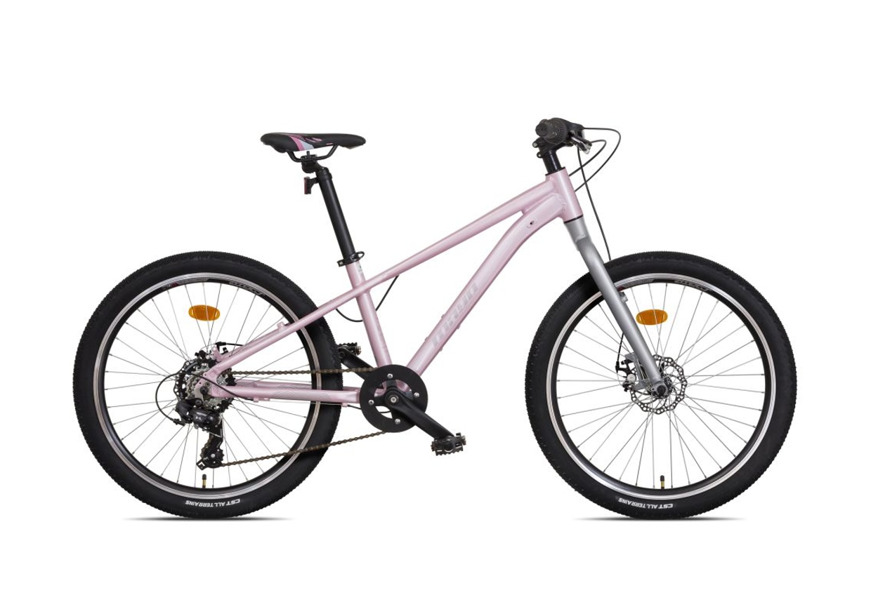 Mayo Dětské jízdní kolo 24" EGO FIT D, 7spd 2026 růžovo-stříbrné