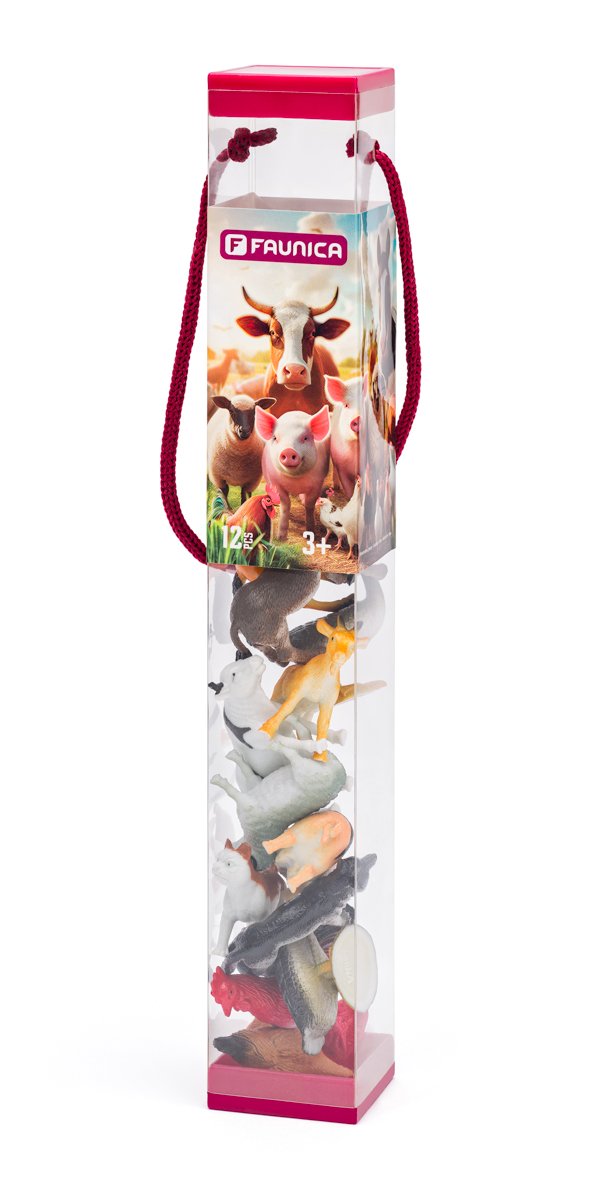 Faunika Zvířátka figurky v tubě - Farma