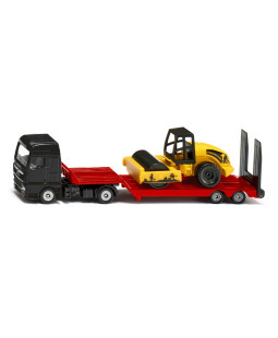 SIKU Super - dlouhý tahač s válcem, 1:87