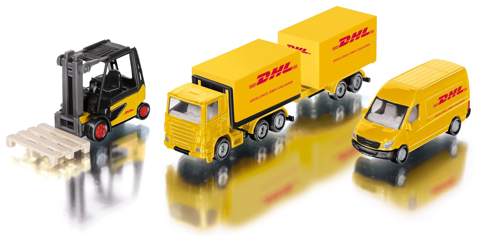 Siku Super - Set DHL Logistic, 3 kusy