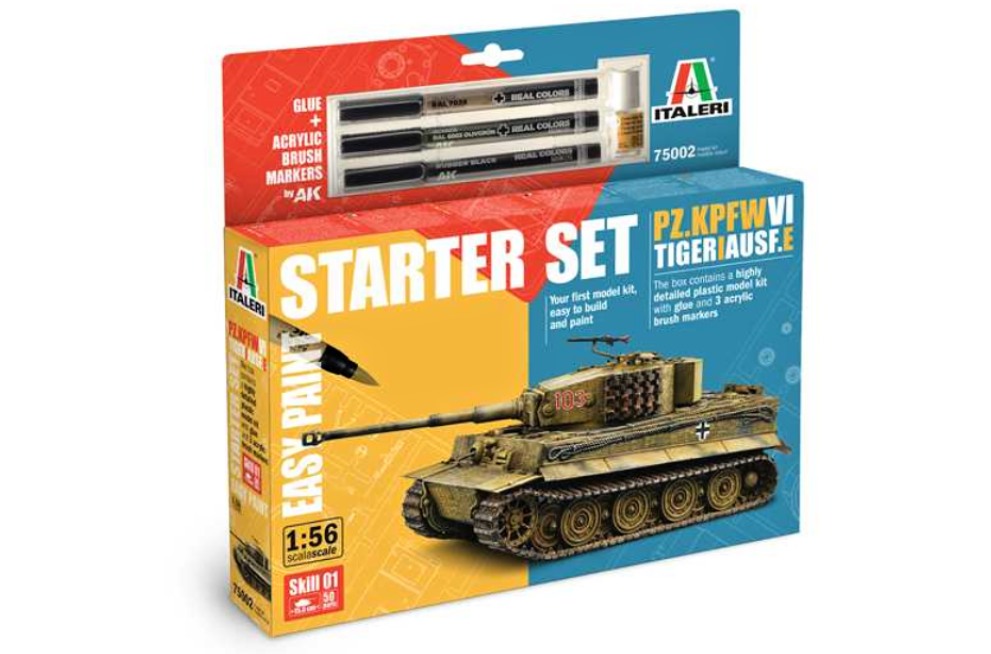 Model Set tank 75002 - Pz. Kpfw. VI Tiger I Ausf. E (1:56)
