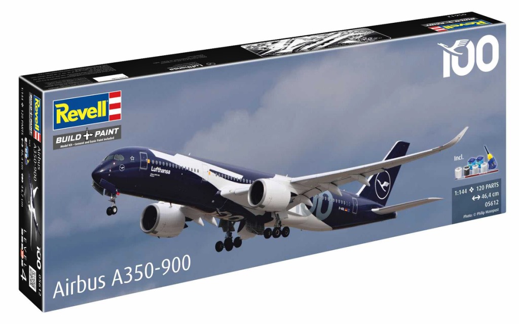 Gift-Set letadlo 05612 - Lufthansa A350-900, 100th Anniversary, 1:144