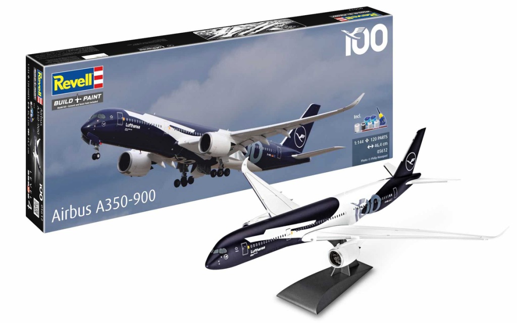 Gift-Set letadlo 05612 - Lufthansa A350-900, 100th Anniversary, 1:144