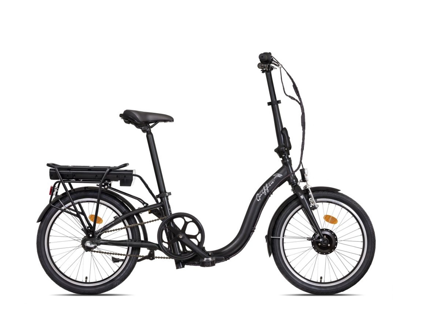 Liberty e-Griffin 20" 3spd Skládací elektrokolo 36V, 10,4 Ah, přední motor, černé