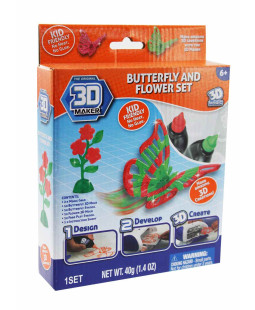 Alltoys 3D Magic tématická sada, Motýli a květiny