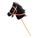 Faunica Hobby horse Baron, černý kůň na tyči se zvuky