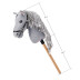 Faunica Hobby horse Apollo, šedý kůň na tyči, provázková hříva