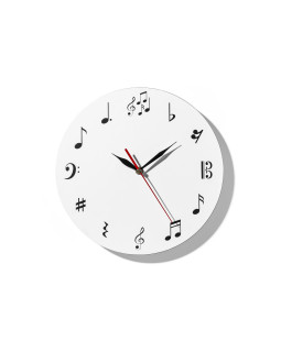 Gadget Master Nástěnné hudební hodiny, průměr 30cm