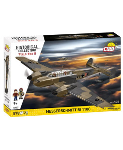 Cobi 5777 II WW Messerschmitt Bf 110C, 1:32, 578 k, 2 figurky
