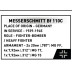 Cobi 5777 II WW Messerschmitt Bf 110C, 1:32, 578 k, 2 figurky