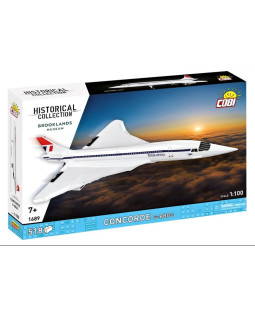 Cobi 1689 Concorde z Brooklands Museum, 1:100, 518 kostek