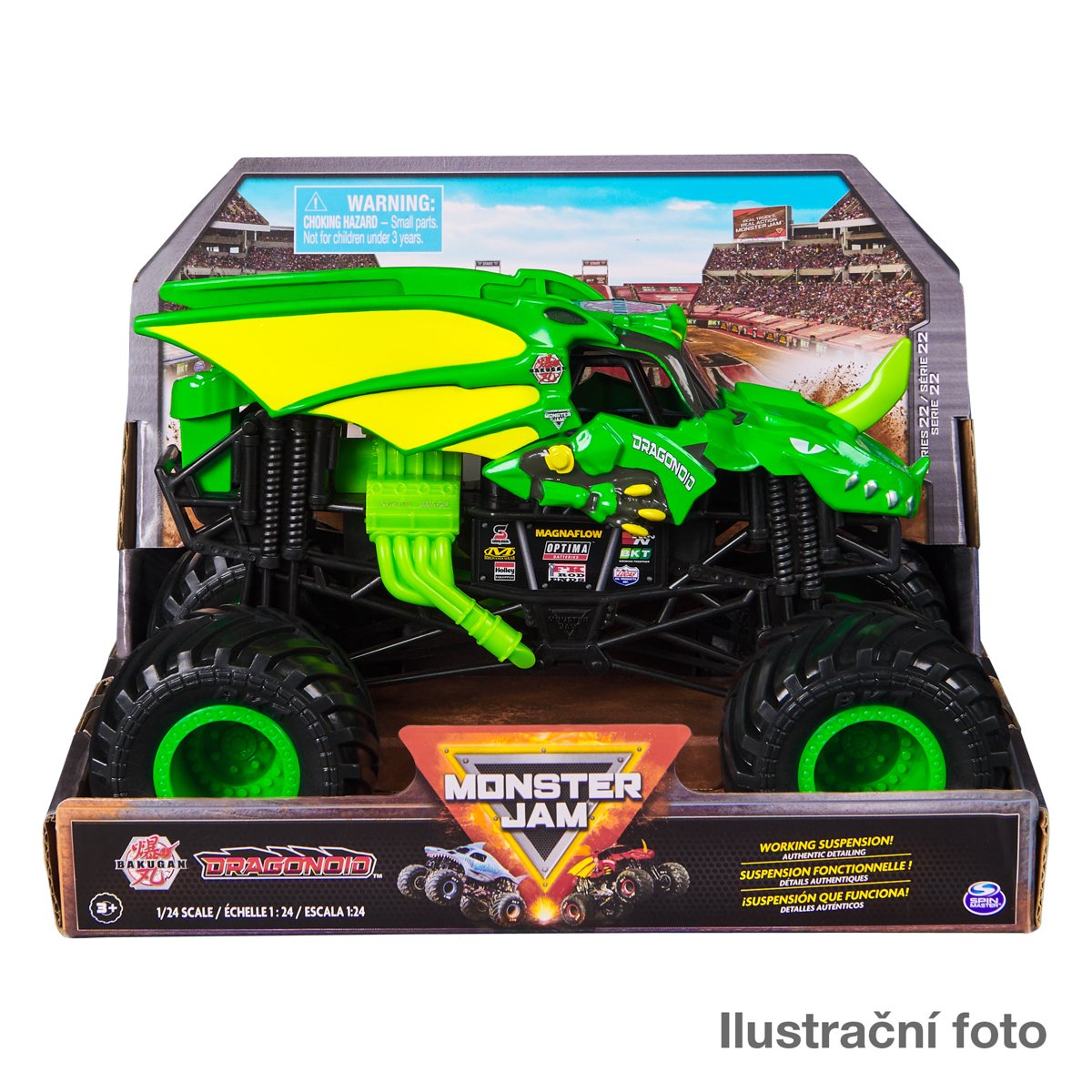 Monster Jam Monster truck Dragonoio 1:24