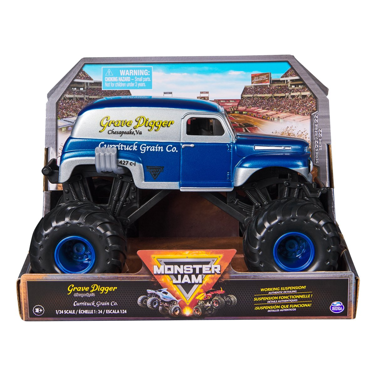 Monster Jam Monster truck Grave Digger 1:24