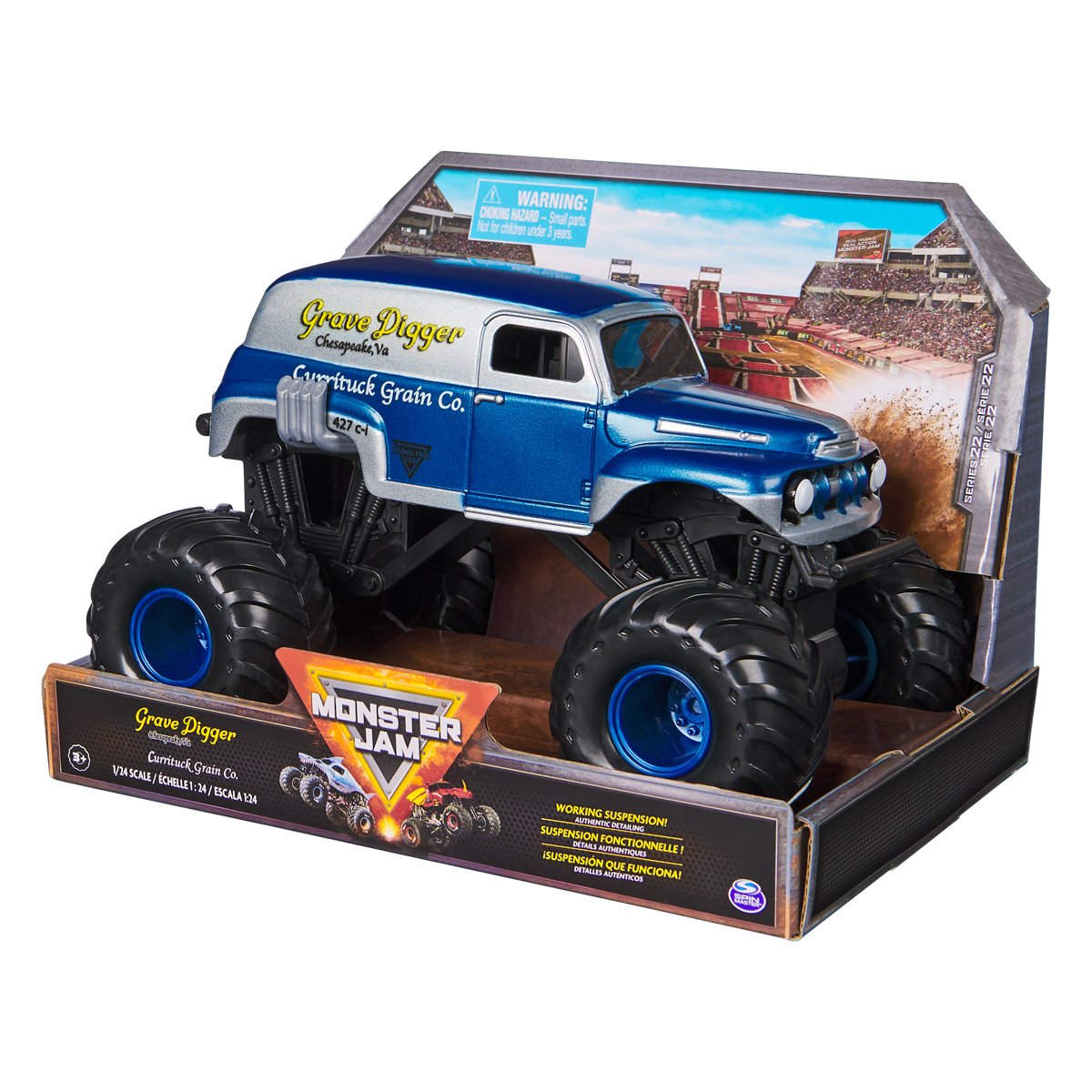 Monster Jam Monster truck Grave Digger 1:24
