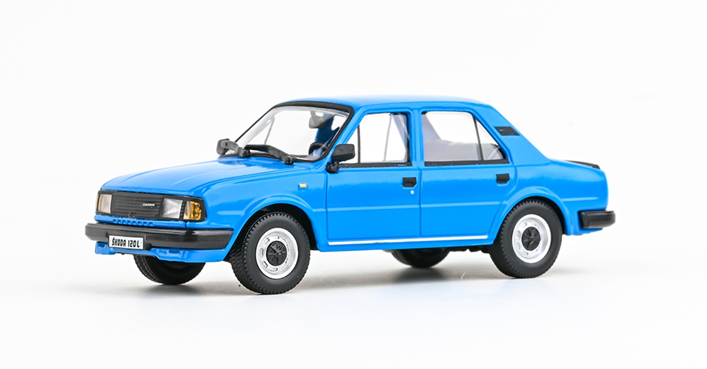 Abrex Škoda 120L (1984) Modrá Abrex 1:43