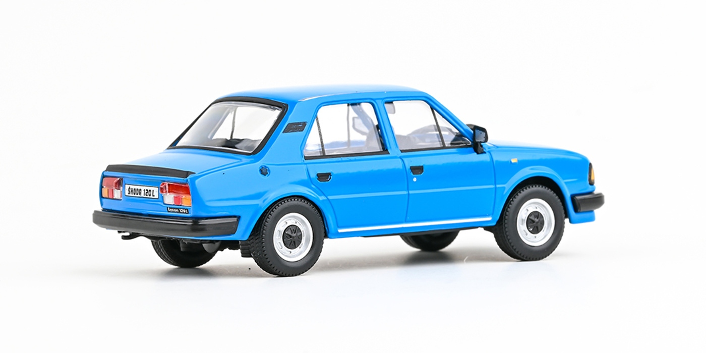 Abrex Škoda 120L (1984) Modrá Abrex 1:43