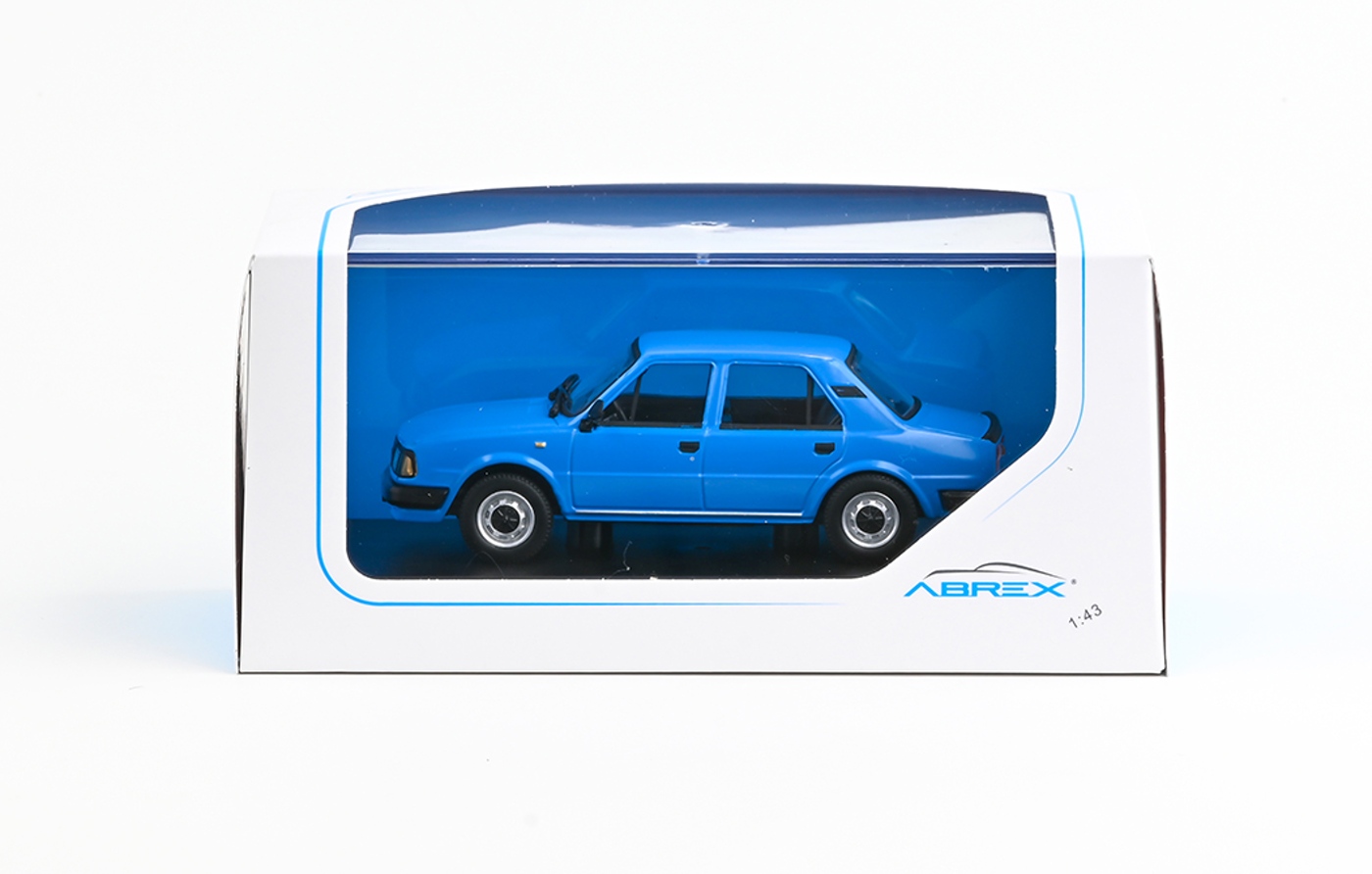Abrex Škoda 120L (1984) Modrá Abrex 1:43
