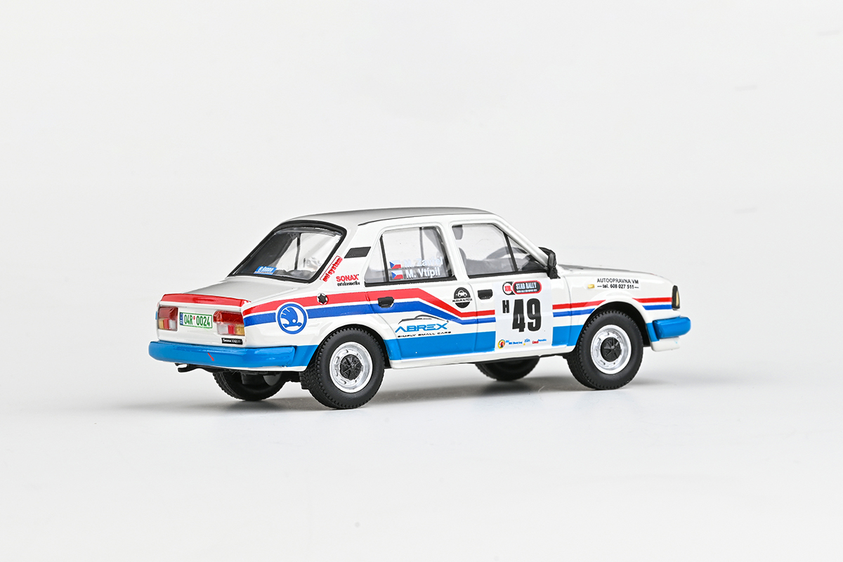 Abrex Škoda 120L (1984) Star Rally Barum Rally Zlín Historic 1:43