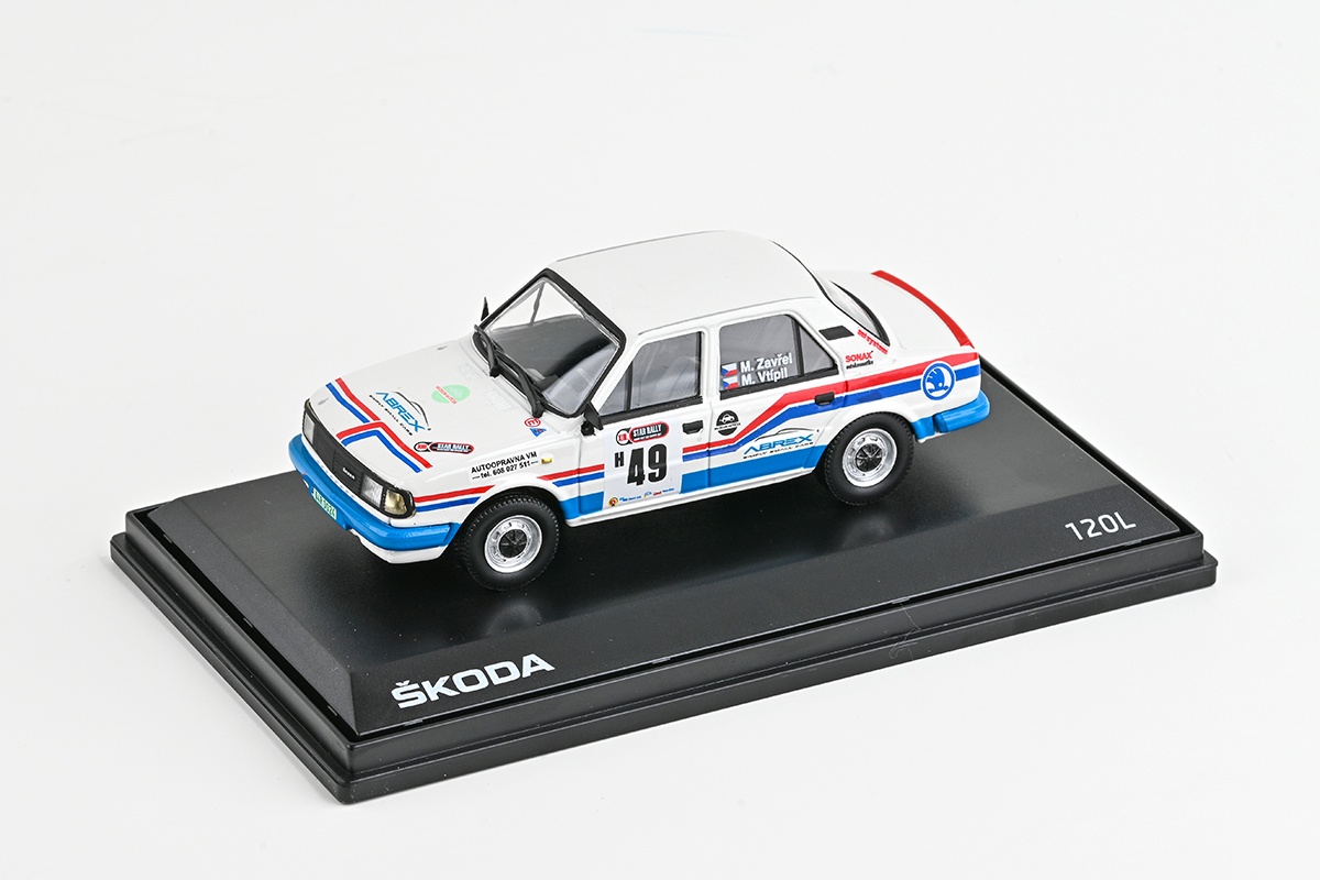 Abrex Škoda 120L (1984) Star Rally Barum Rally Zlín Historic 1:43