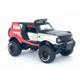 Maisto Ford Bronco 4x4 Rebels, stříbrno-červený