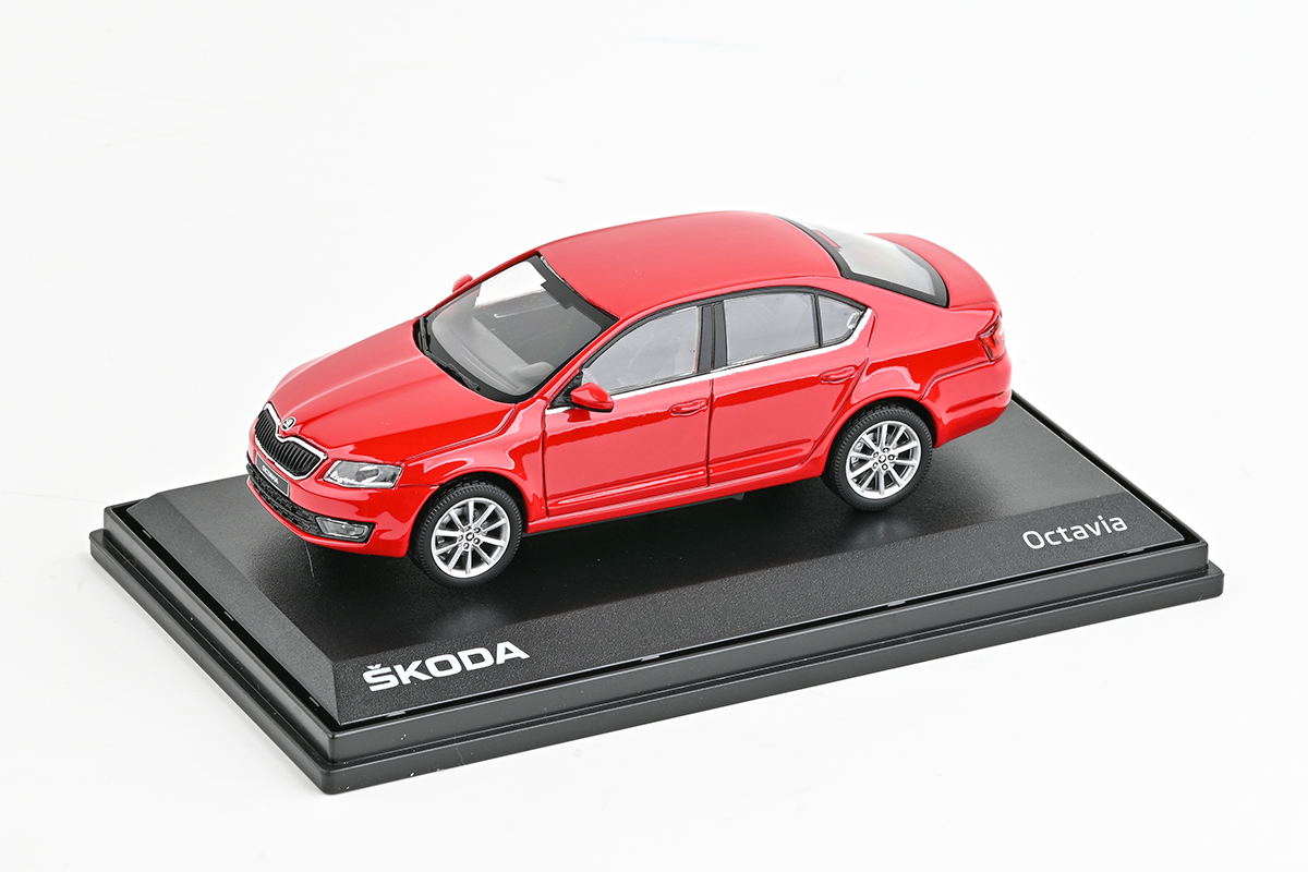 Abrex Škoda Octavia III (2012) Červená Corrida 1:43