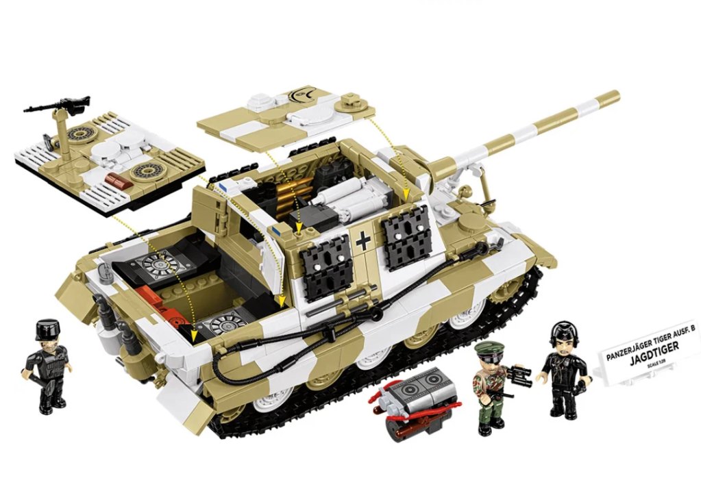 Cobi 2674 II WW Panzerjäger TIGER Ausf. B JAGDTIGER 1:28, 1371 kostek