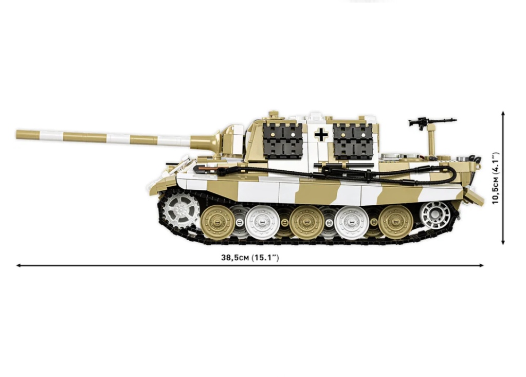 Cobi 2674 II WW Panzerjäger TIGER Ausf. B JAGDTIGER 1:28, 1371 kostek