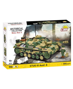 Cobi 2676 II WW StuG III Ausf. G, 1:28, 955 kostek