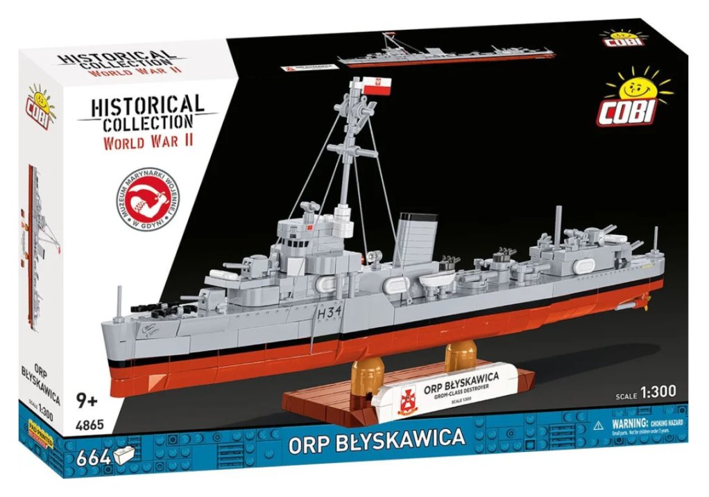 Cobi 4865 II WW ORP BLYSKAWICA 1:300, 664 kostek
