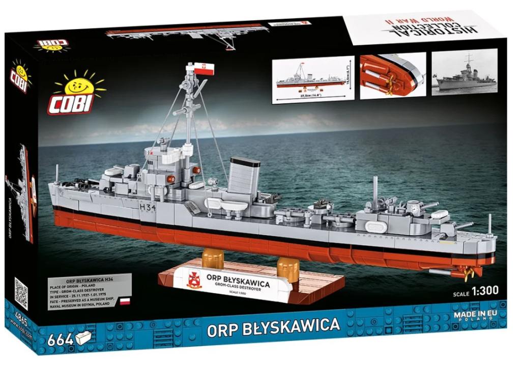 Cobi 4865 II WW ORP BLYSKAWICA 1:300, 664 kostek