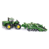 SIKU Blister - Traktor John Deere 9630 s bránami Amazone Centaur 1:87