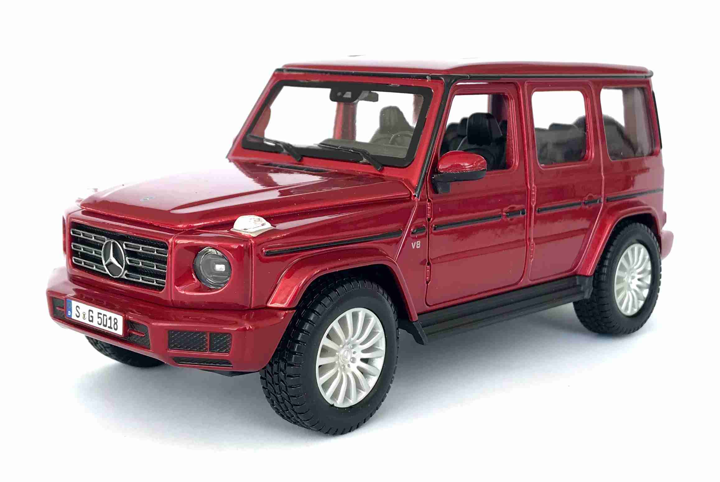 Maisto Mercedes Benz G Class AMG SUV 2019, metal červená 1:24