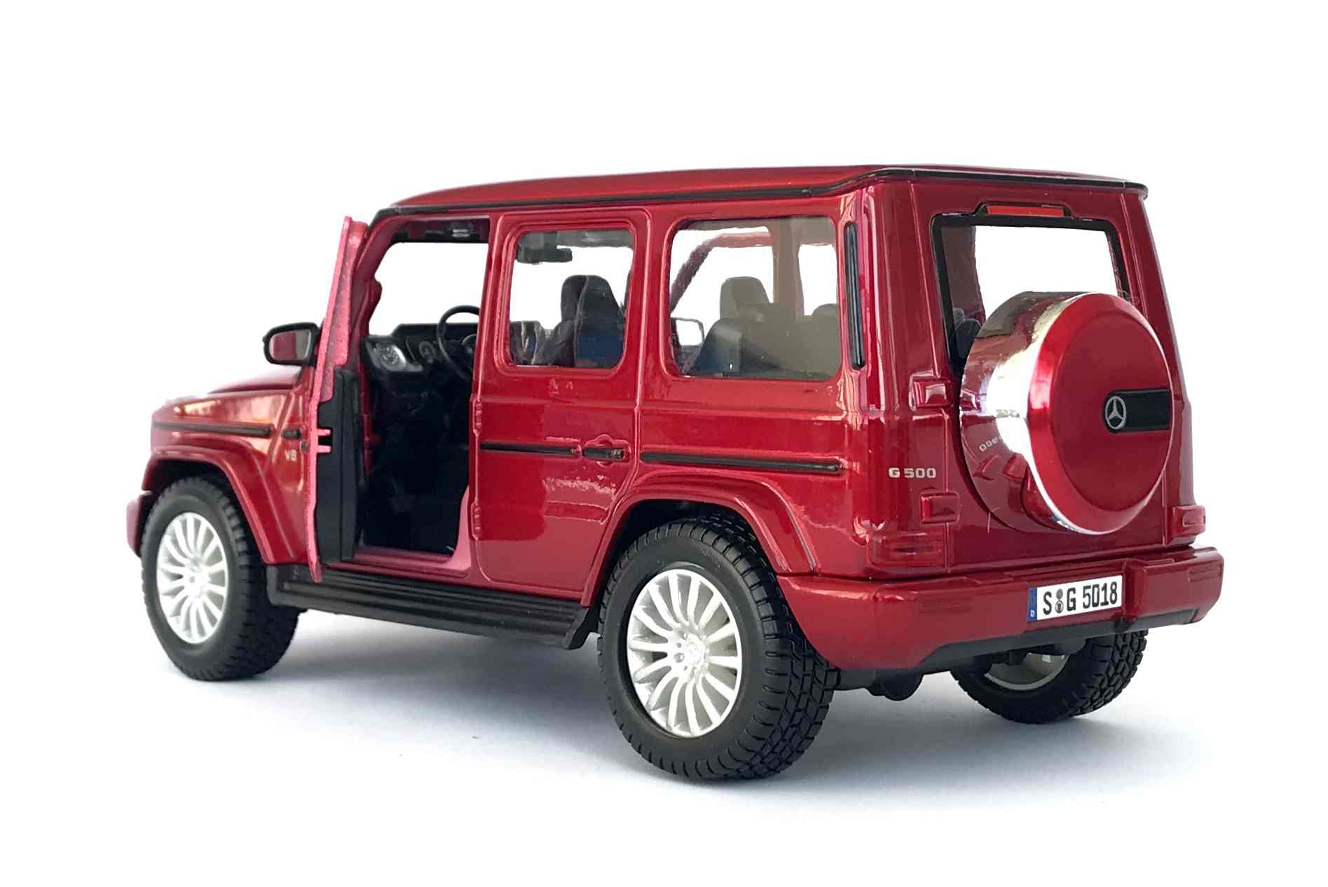 Maisto Mercedes Benz G Class AMG SUV 2019, metal červená 1:24