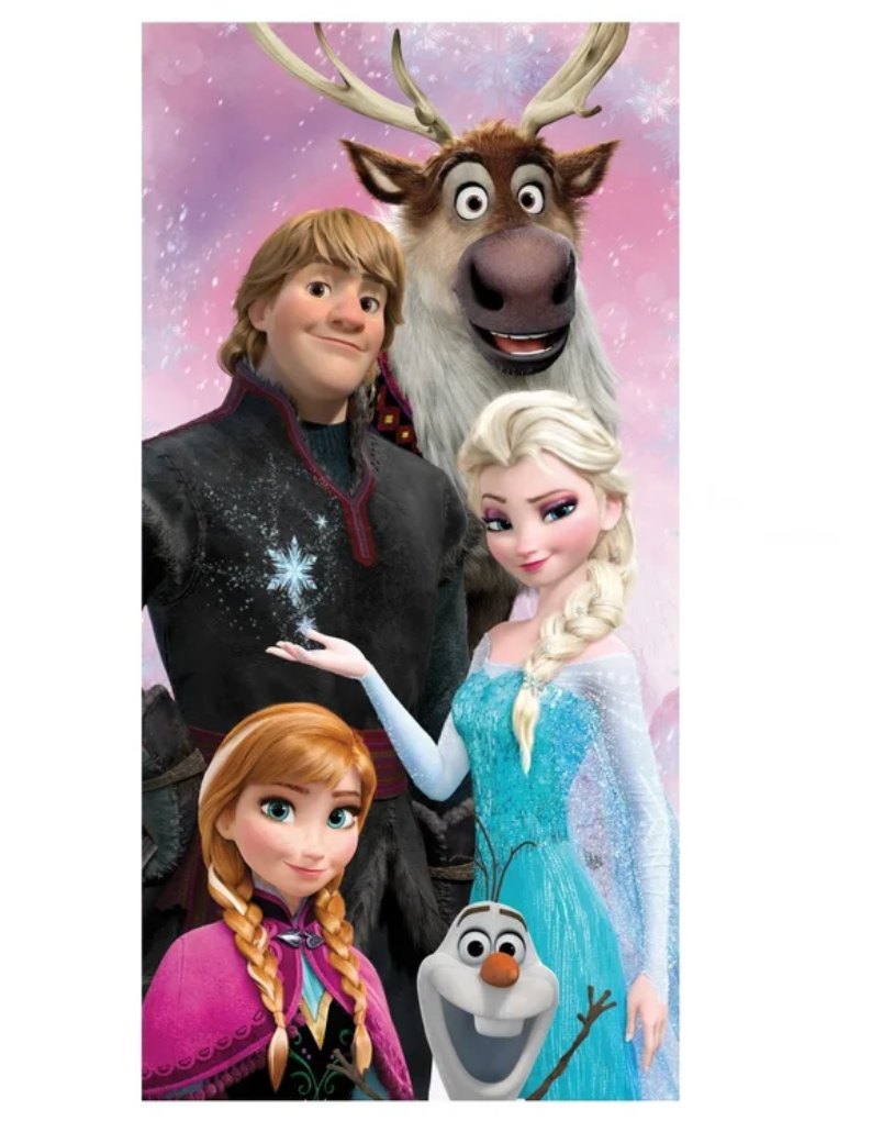Jerry Fabrics dětská osuška Frozen Family, 70x140 cm