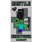 Jerry Fabrics dětská osuška Minecraft Hostile Behaviour, 70x140 cm