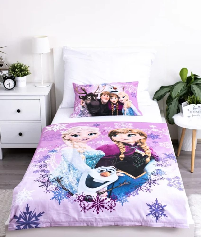 Jerry Fabrics, Povlečení Frozen Purple 140x200, 70x90 cm