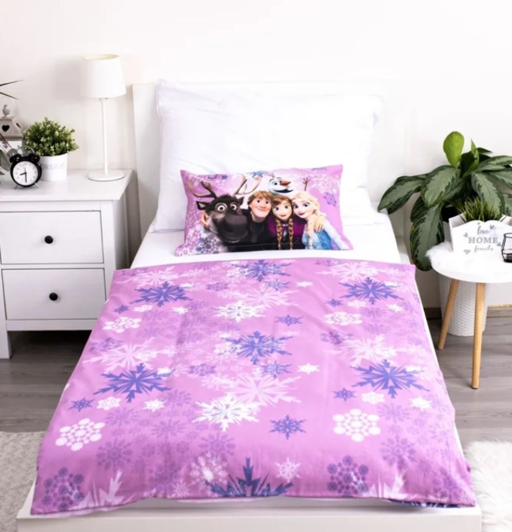 Jerry Fabrics, Povlečení Frozen Purple 140x200, 70x90 cm