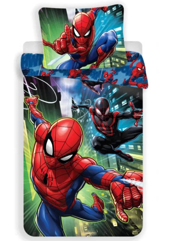 Jerry Fabrics, bavlněné povlečení Spiderman, 140x200, 90x70 cm