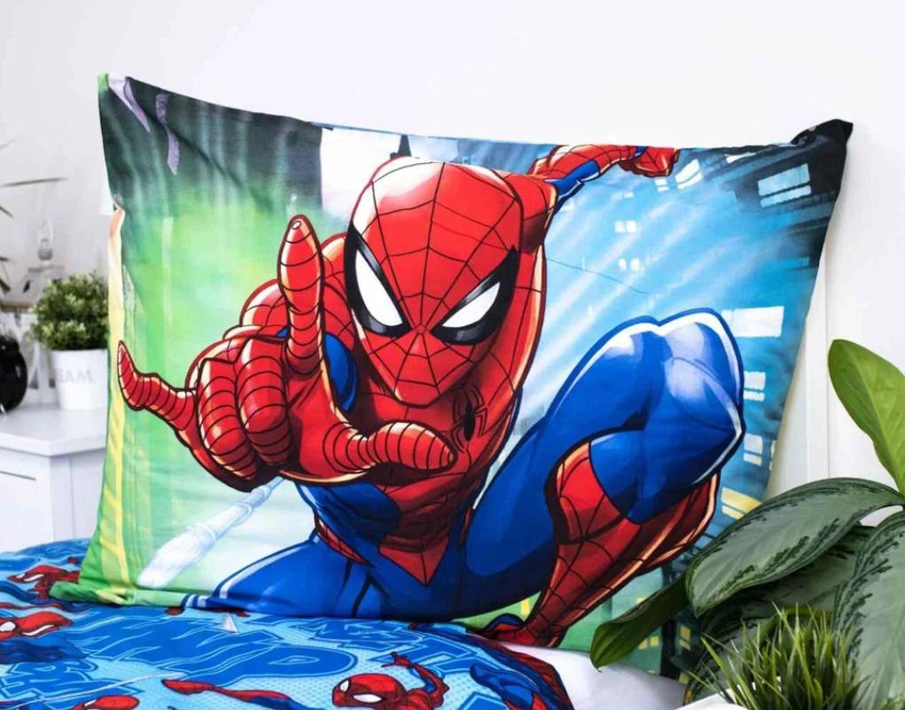 Jerry Fabrics, bavlněné povlečení Spiderman, 140x200, 90x70 cm