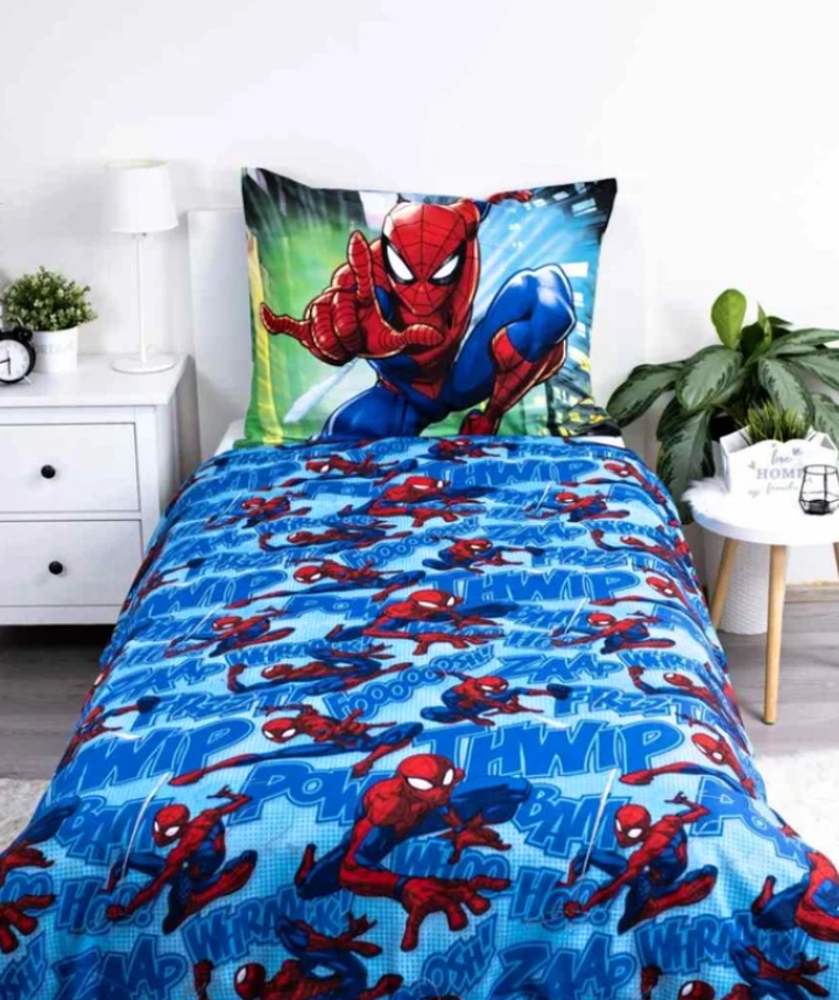 Jerry Fabrics, bavlněné povlečení Spiderman, 140x200, 90x70 cm
