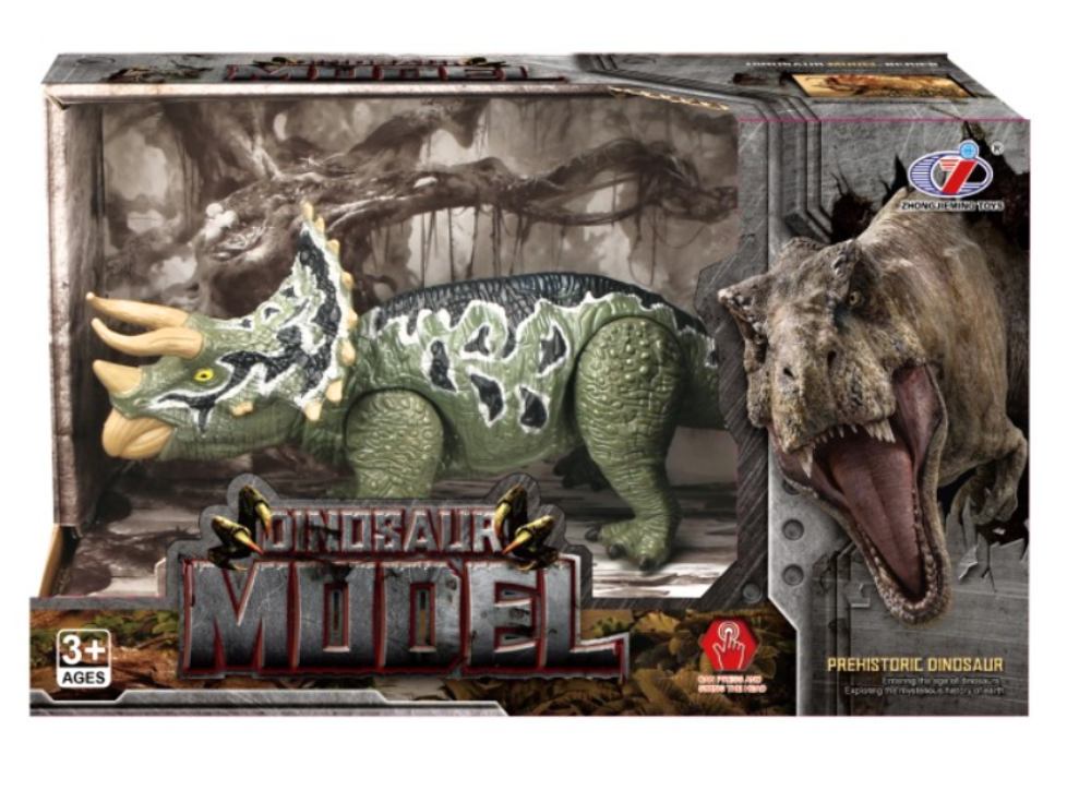 Dinosaurus Triceratops, 15cm