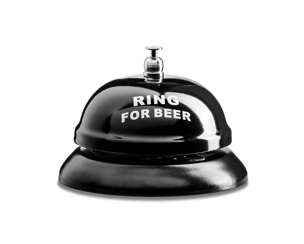 Stolní zvoneček na pivo, Ring for BEER