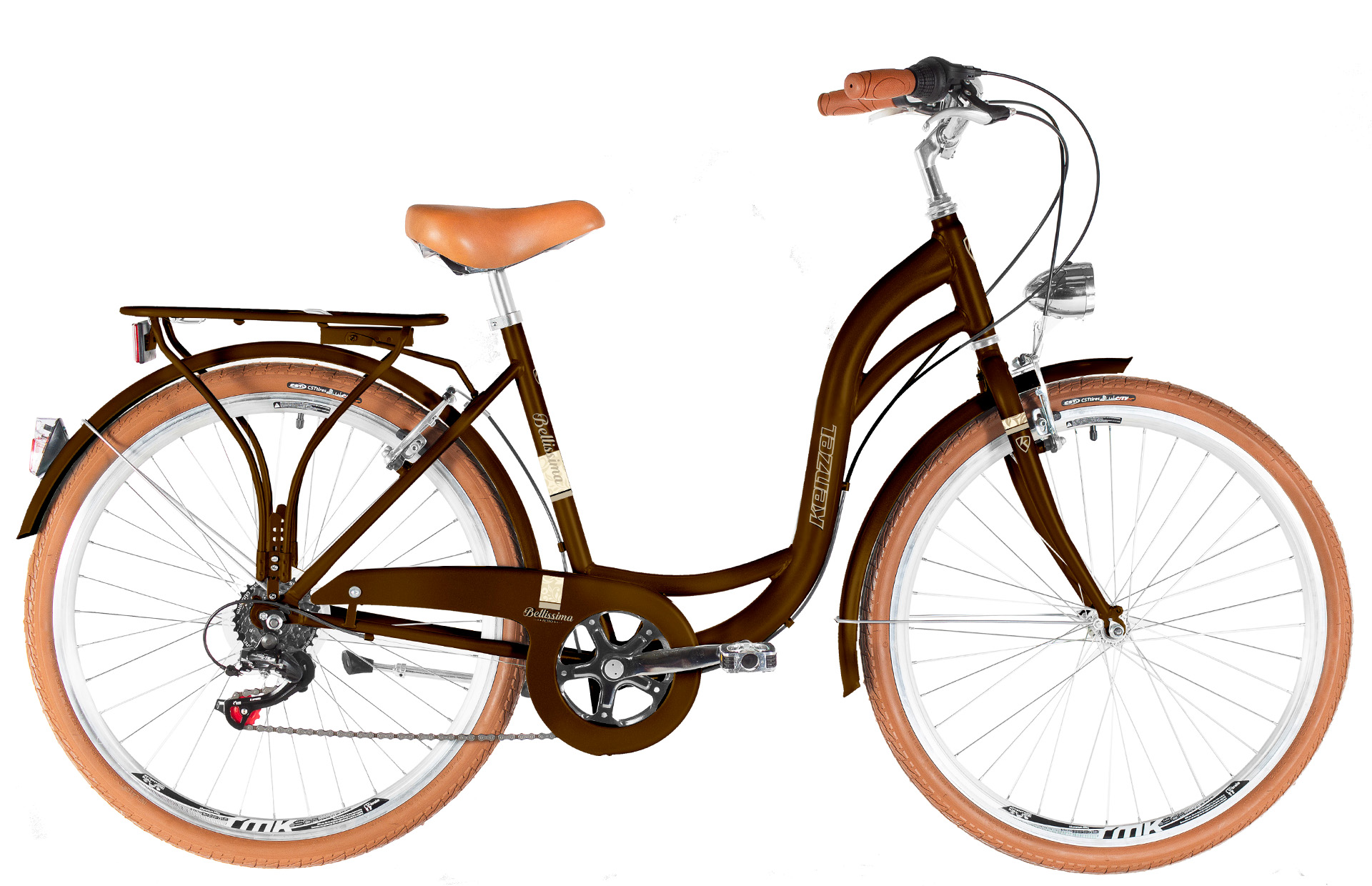 Kenzel jízdní kolo Bellissima Royal 6spd 28" 2026 hnědo-béžové