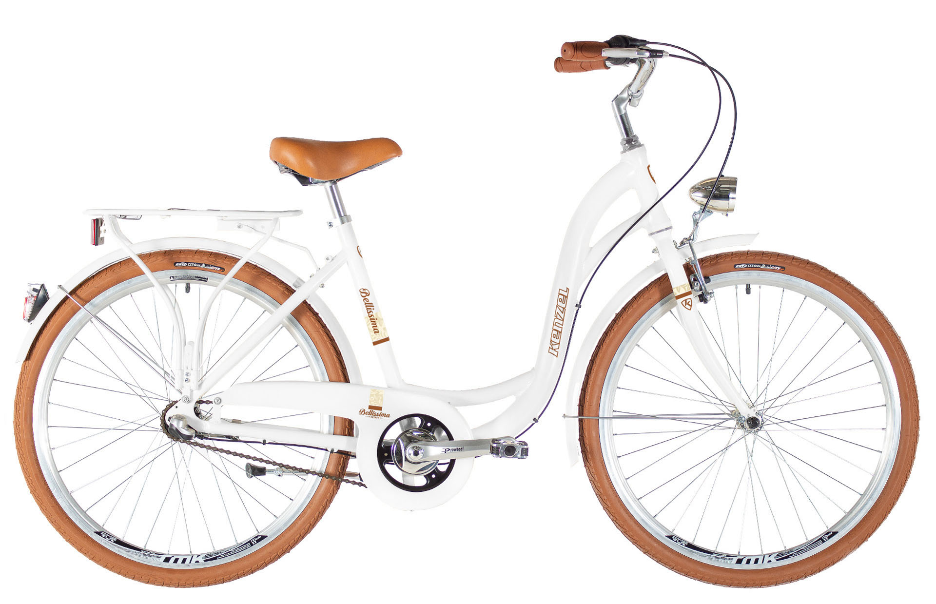 Kenzel Retro kolo Bellissima Deluxe 7spd 26" 2026 bílá perleťová