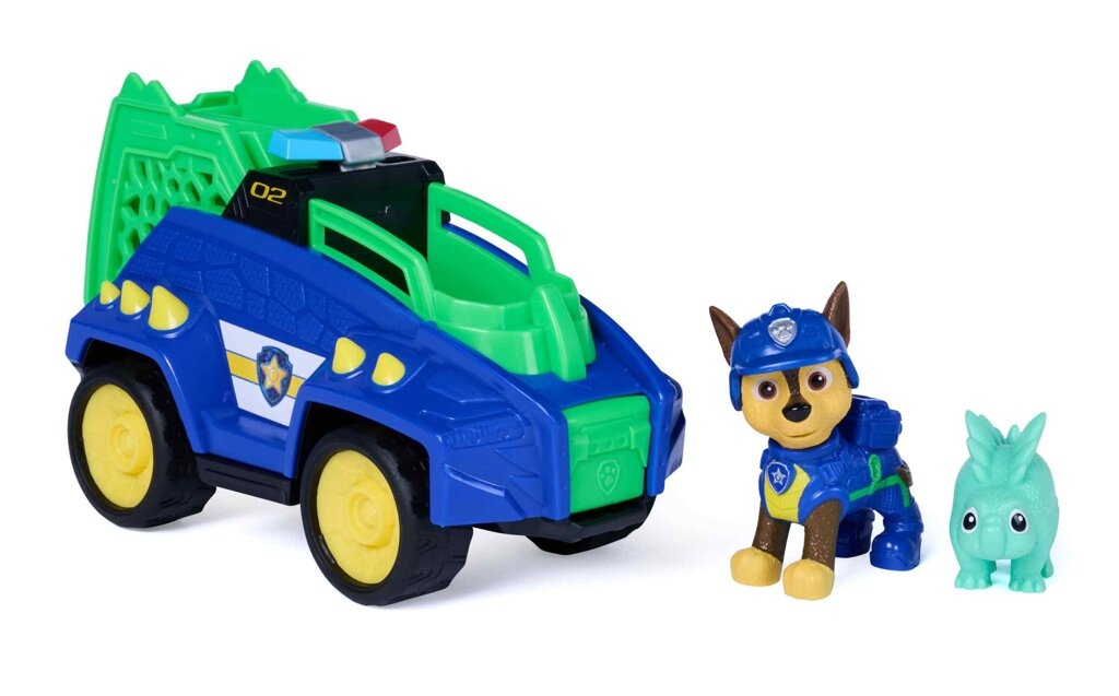 Spin Master Paw Patrol dino akční vozidlo Chase