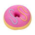 Mega squeeze jumbo strečový donut, růžový 16cm