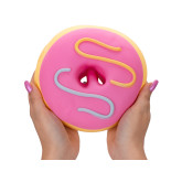 Mega squeeze jumbo strečový donut, růžový 16cm